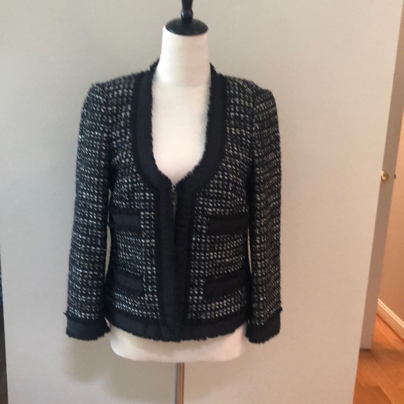 J. Crew Jackets & Blazers - J Crew women’s jacket in tweed with grosgrain trim. Size 10. NWOT